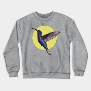 Violet Sabrewing Hummingbird Crewneck Sweatshirt